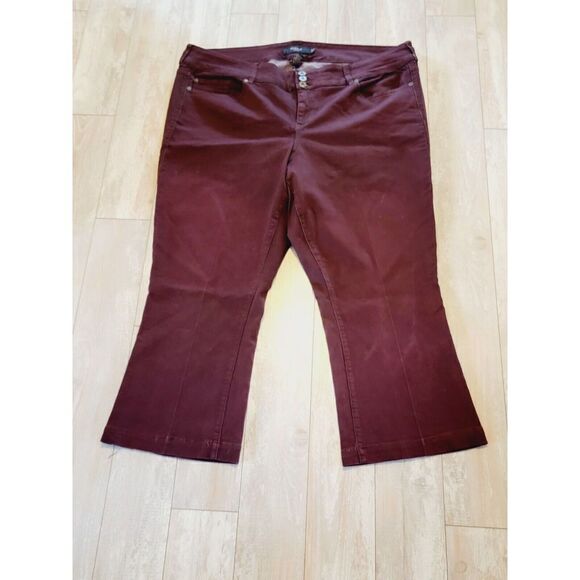 Torrid 26XT Tall Denim‎ Purple Jeans Stretch Boot Cut 3XT 3 Button Closure - Picture 2 of 8